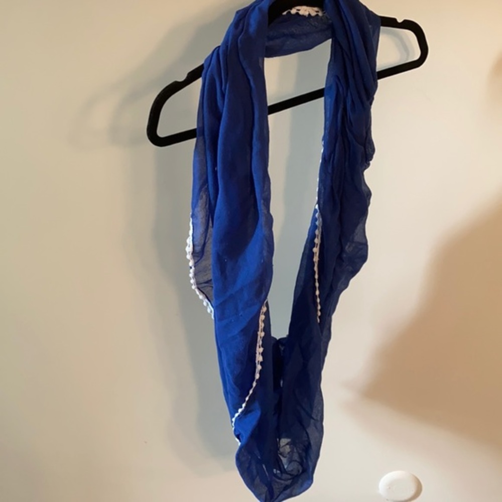 Blue Infinity Scarf